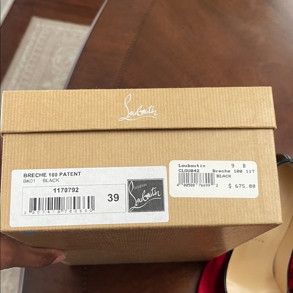 Christian Louboutin Black Patent Heels - Picture 2 of 5